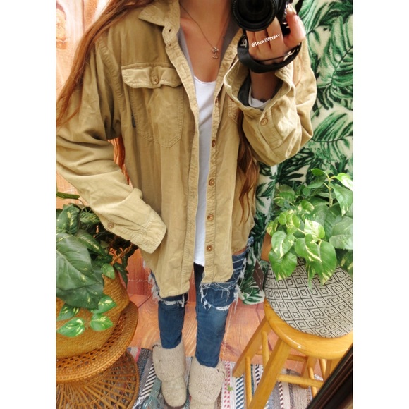 Vintage Columbia slouchy corduroy shacket π - Picture 2 of 6